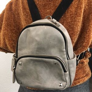 Madden Girl gray backpack with studs (can bundle)